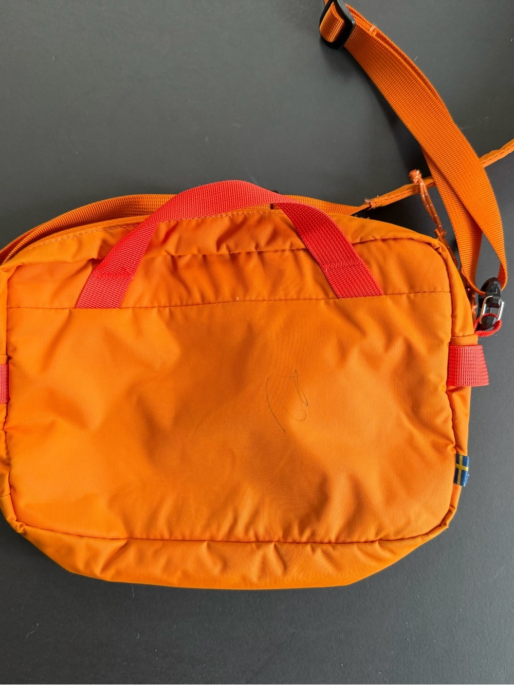 Fjallraven Orange Crossbody Bag - Picture 2 of 5